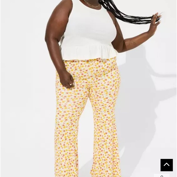 Torrid Festi Super Soft Slub Flare Leg Pants Wms plus sz 6 (30) - Picture 5 of 16